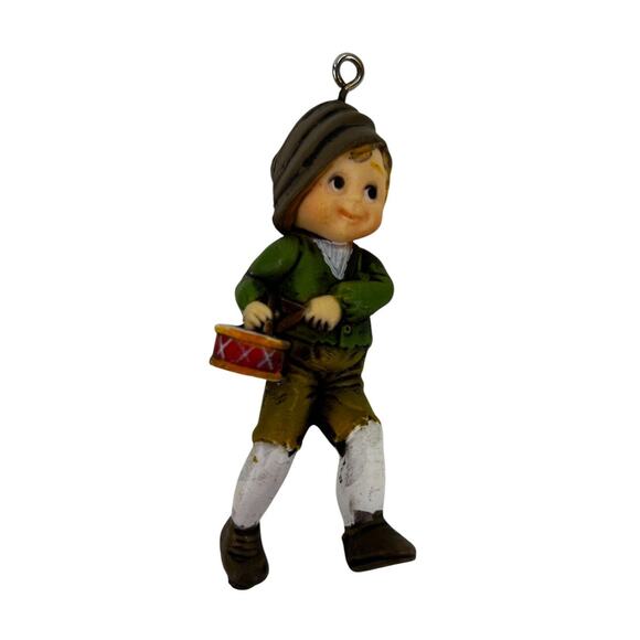 Vintage Hallmark Tree-Trimmer Collection Drummer Boy 1970's Christmas Ornament - Picture 3 of 4